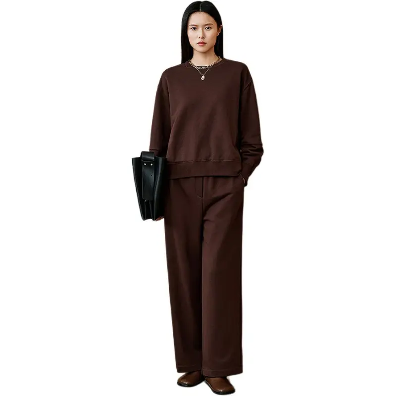 INSUN Casual Pants Women's Burgundy-3
