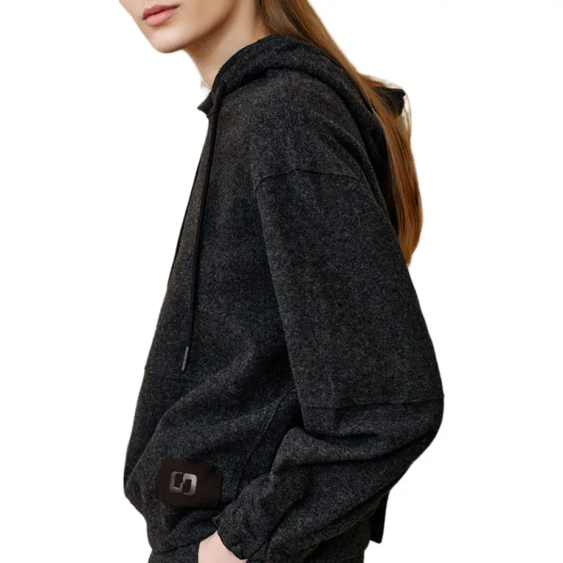 INSUN Sweatshirts Women's Carbon Gray-5