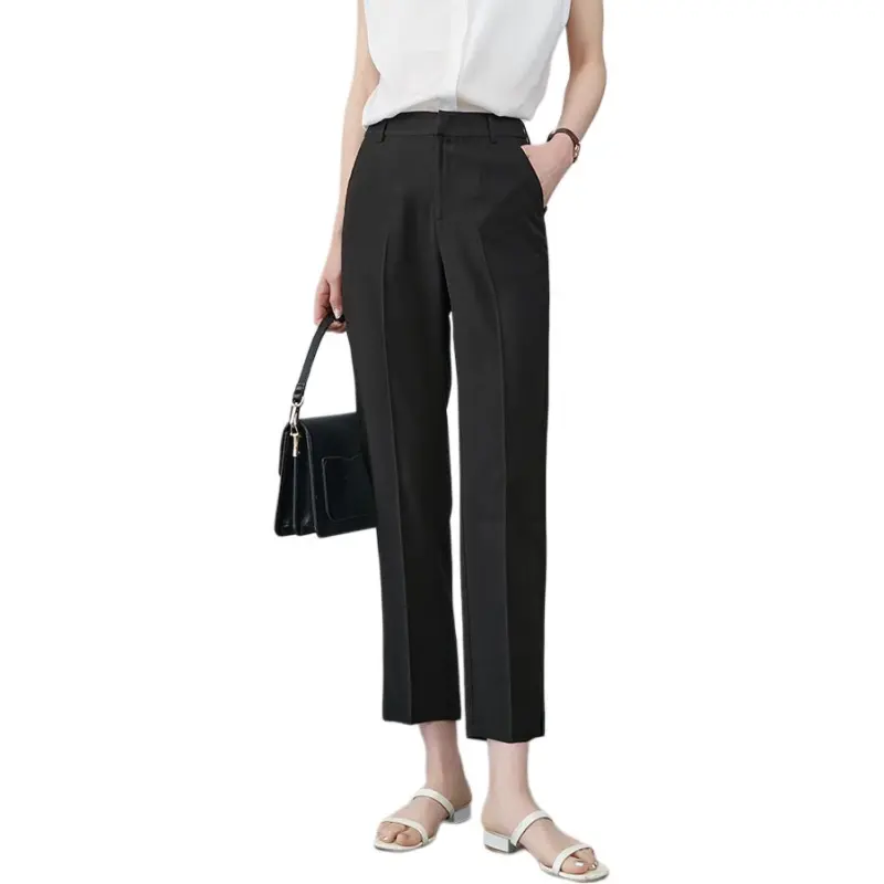 YALIDA Casual Pants Women's Black-1