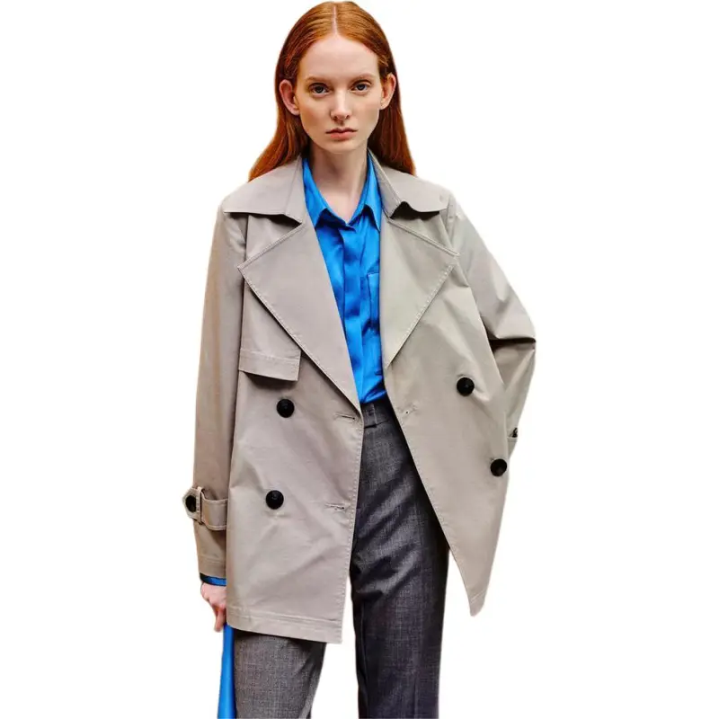 INSUN Jackets Women's Light Gray-3