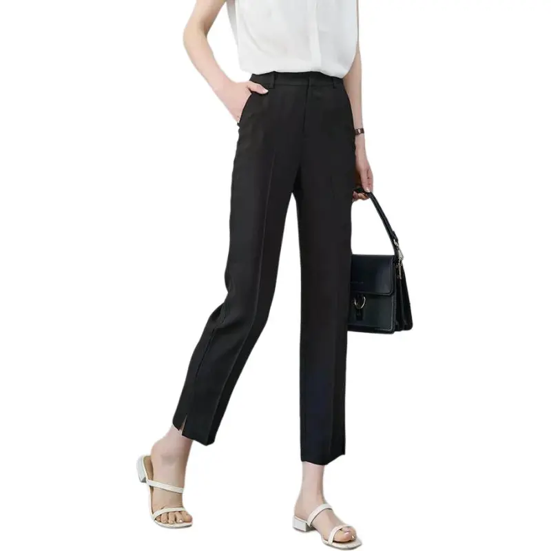 YALIDA Casual Pants Women's Black-2