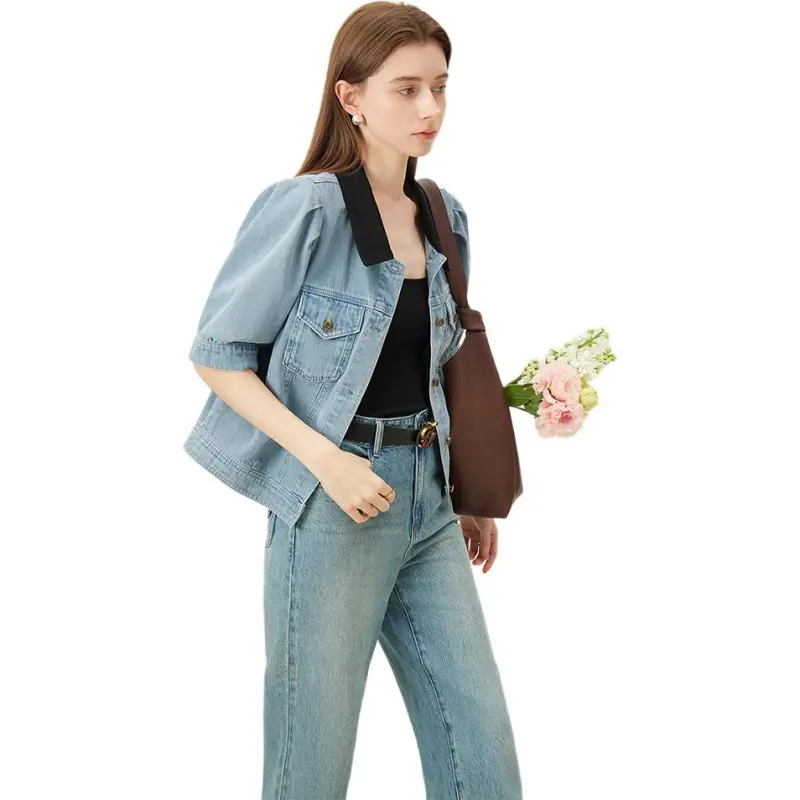 FANSILANEN Shirts Women's Denim Blue-1
