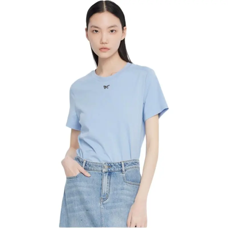 XG T Shirts Women's Lake Blue-1