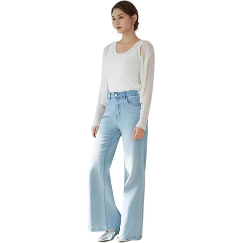 THE SEA LIFE Jeans Women's Light Blue-4