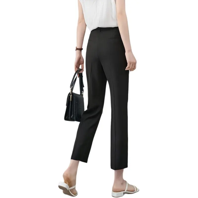 YALIDA Casual Pants Women's Black-3