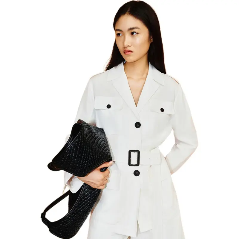 INSUN Business Suits Women's White-2
