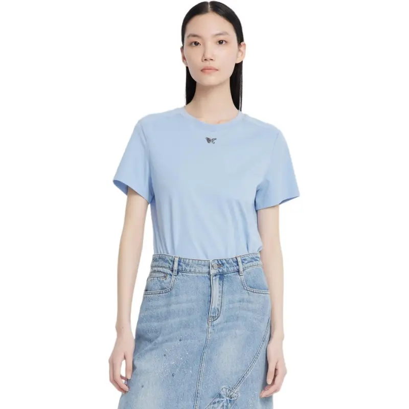 XG T Shirts Women's Lake Blue-3