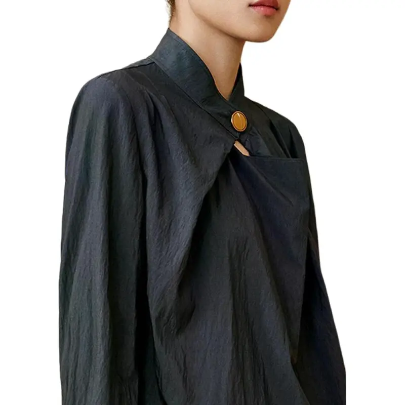 INSUN Shirts Women's Gray-1