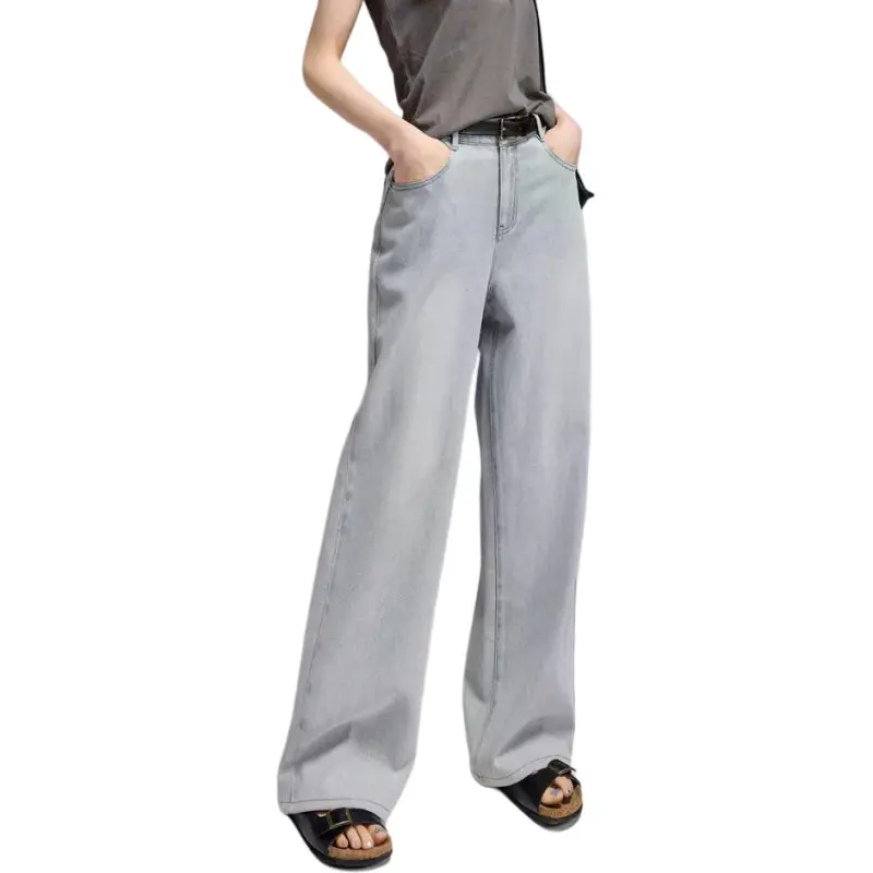 YALIDA Jeans Women's Smoke Gray-1