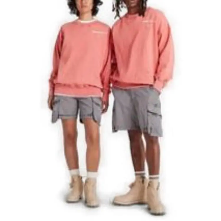 Timberland X A Cold Wall* Co branded Series Sweatshirts Unisex Pink-1
