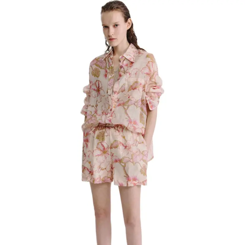 HAVVA Shirt Matching Set Women's-4