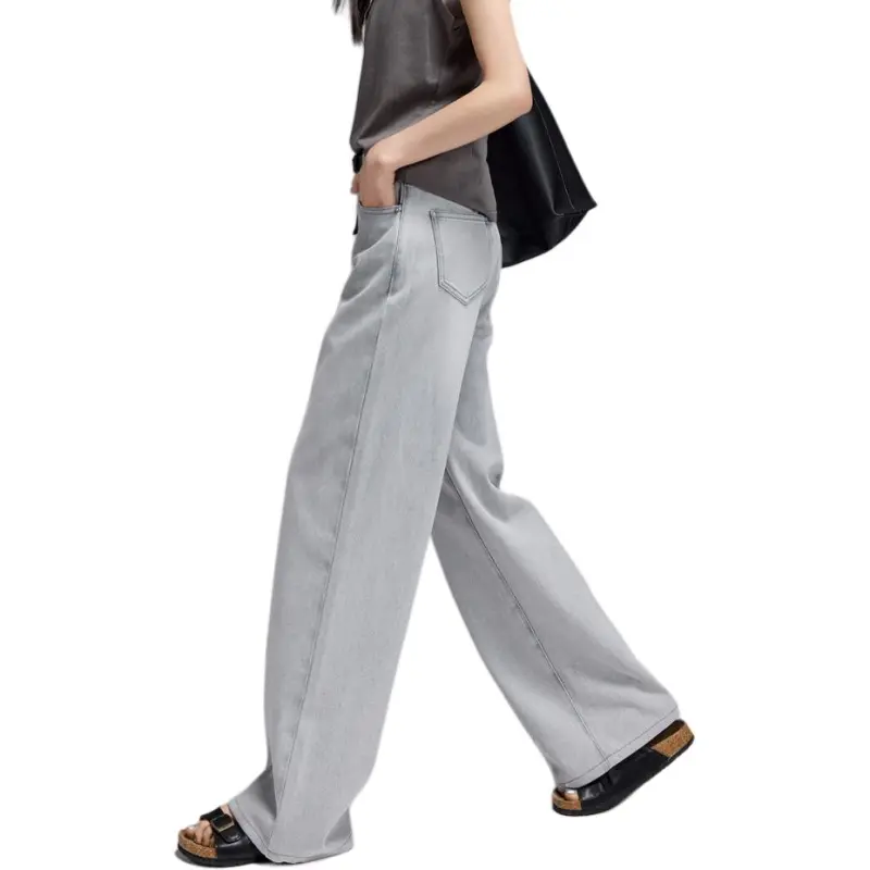 YALIDA Jeans Women's Smoke Gray-3