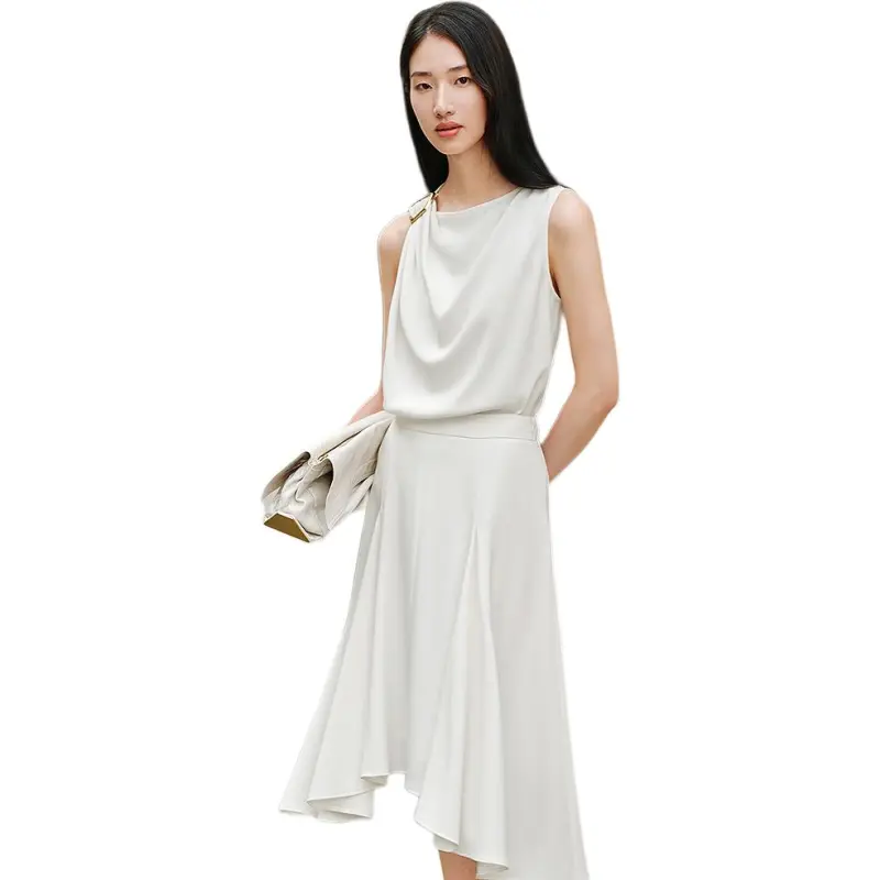 INSUN Shirts Women's White-3