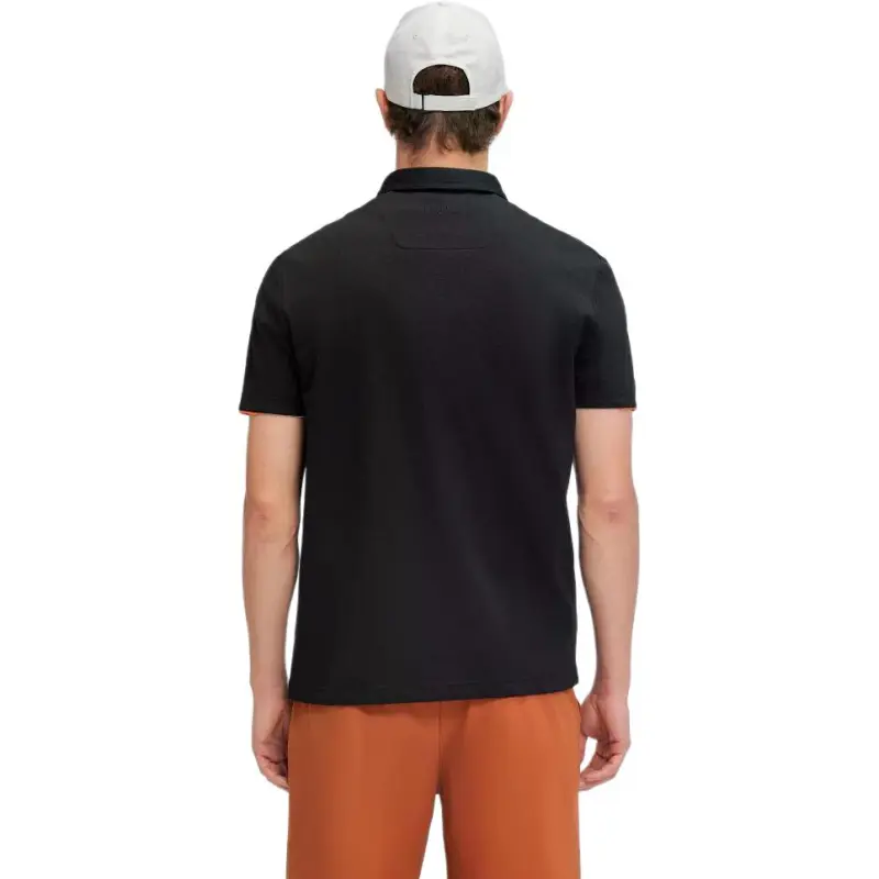 Hush Puppies Polo Shirts Men Obsidian Black-5
