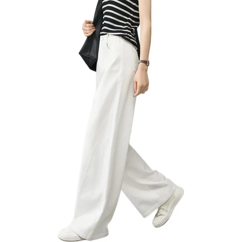 YALIDA Jeans Women's Cloud White-1