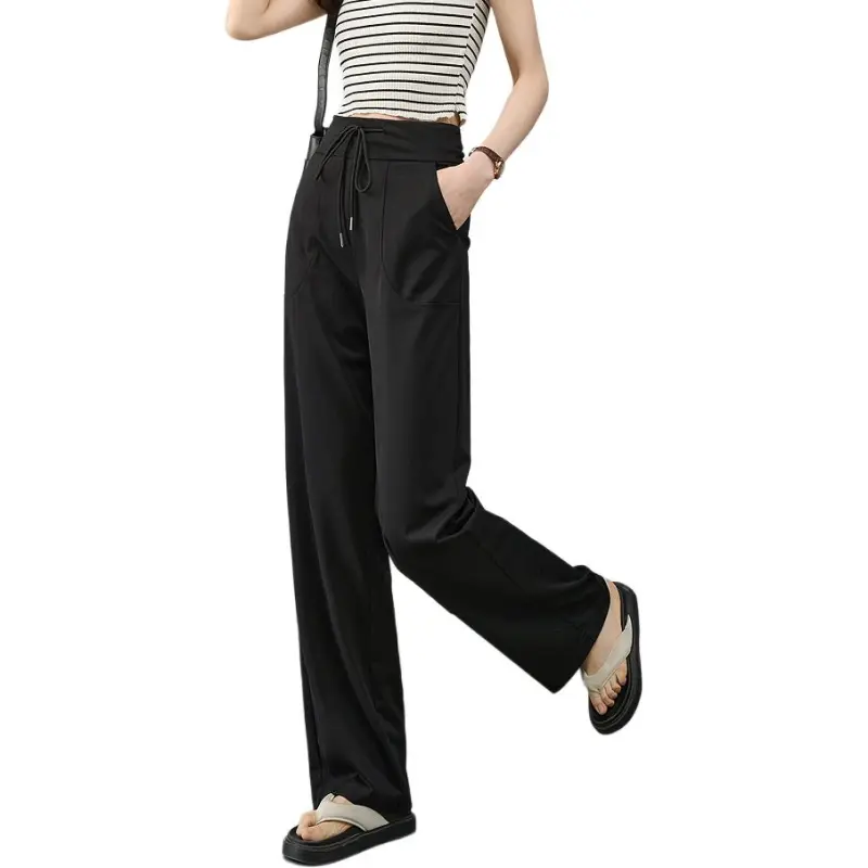 YALIDA Casual Pants Women's Black-2