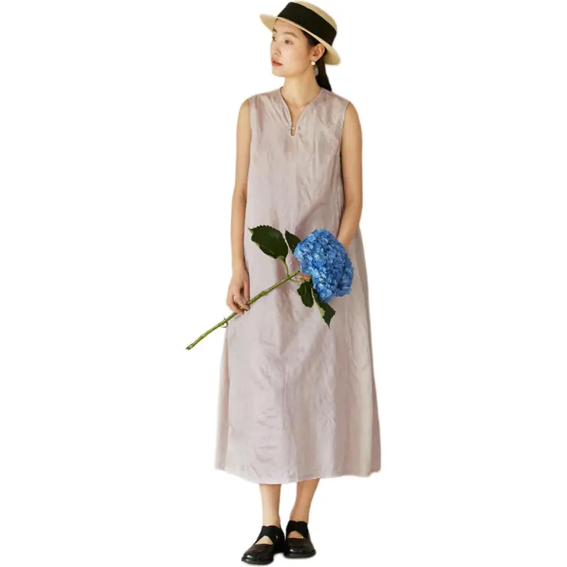 JIXIANGYUER Sleeveless Dress Women's-1