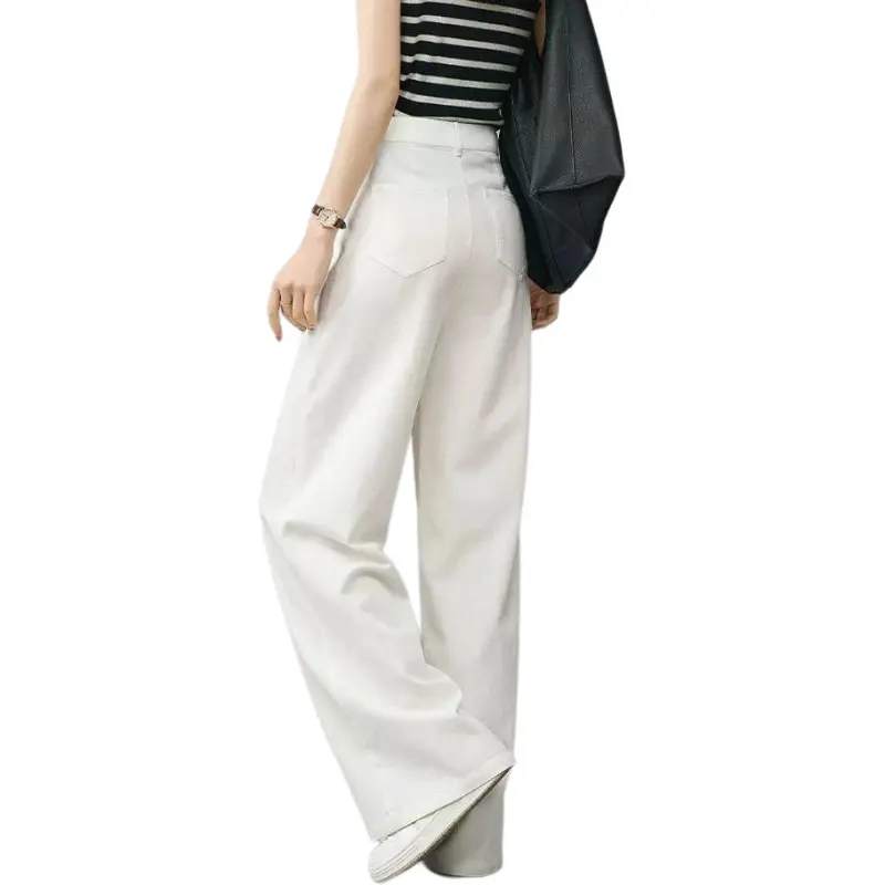 YALIDA Jeans Women's Cloud White-2