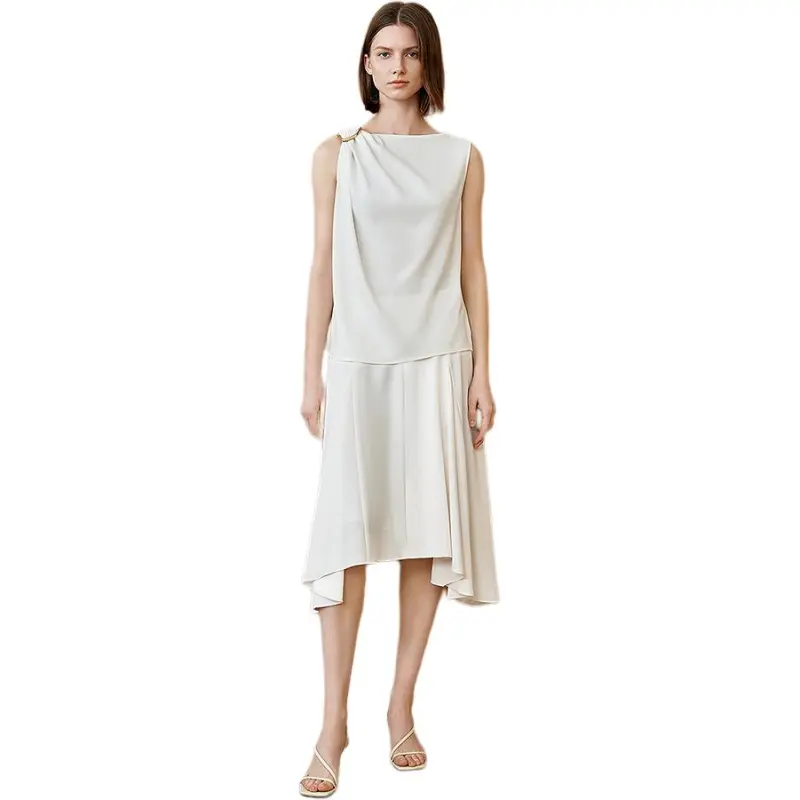 INSUN Shirts Women's White-4