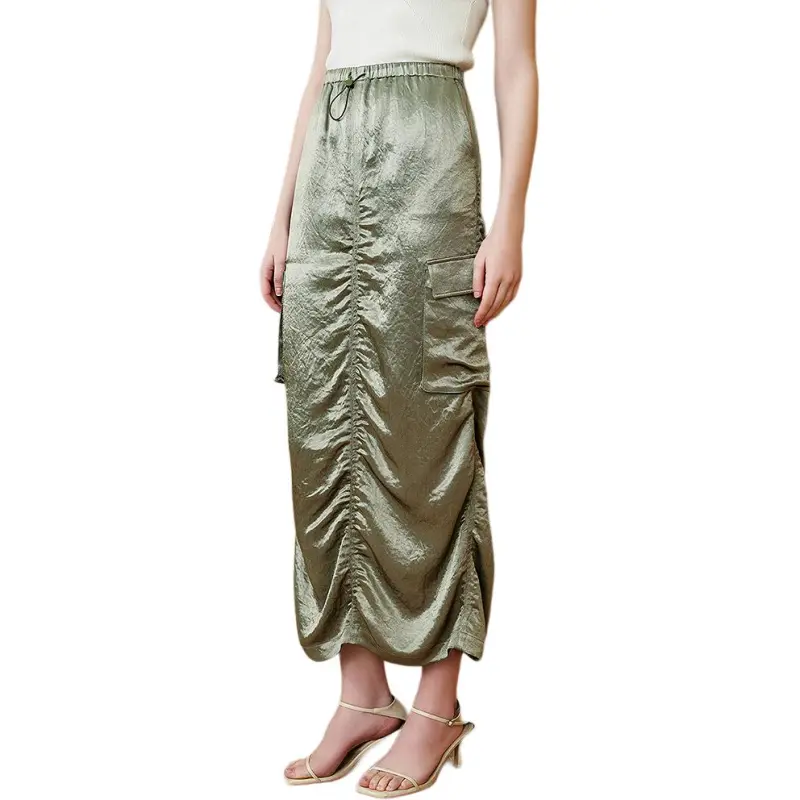 INSUN Casual Long Skirt Women's-4
