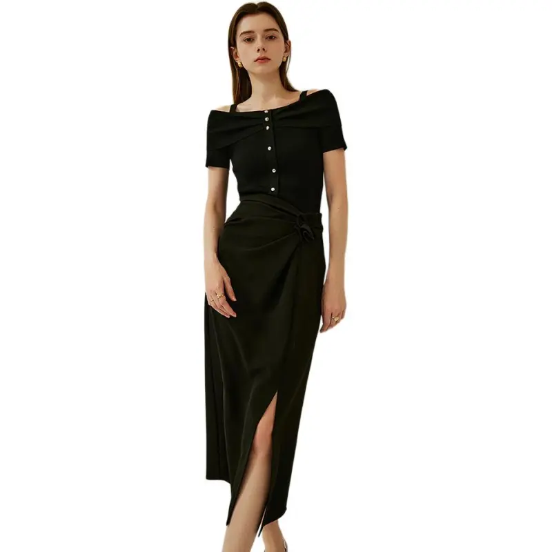 FANSILANEN Casual Long Skirt Women's-2