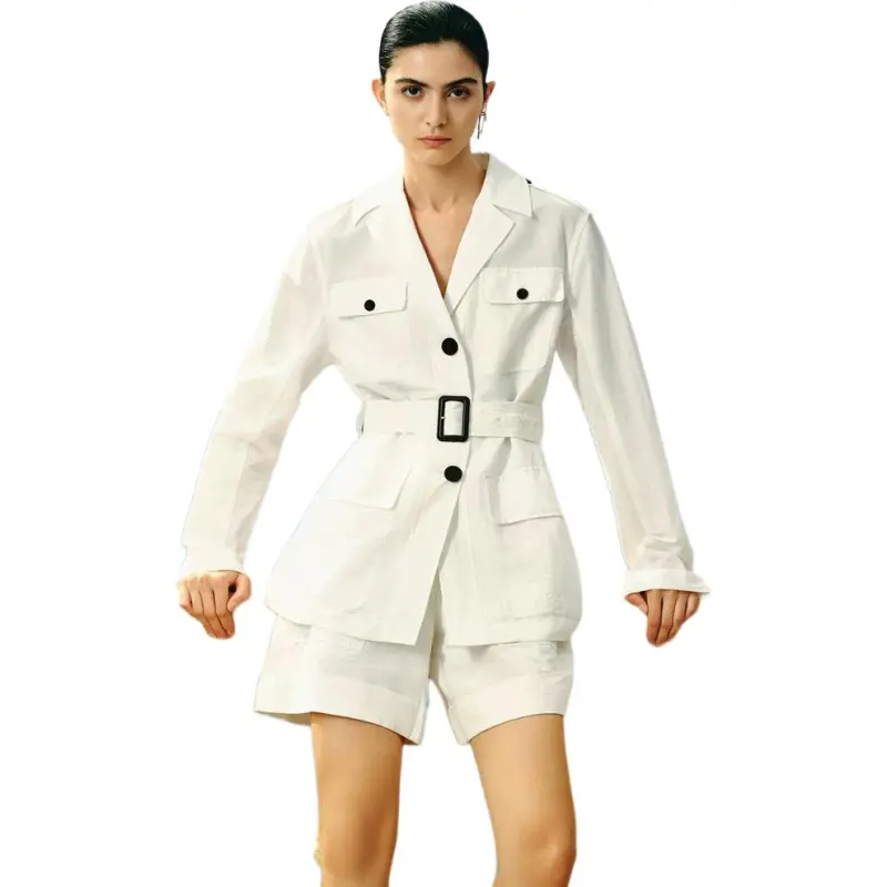 INSUN Business Suits Women's White-4