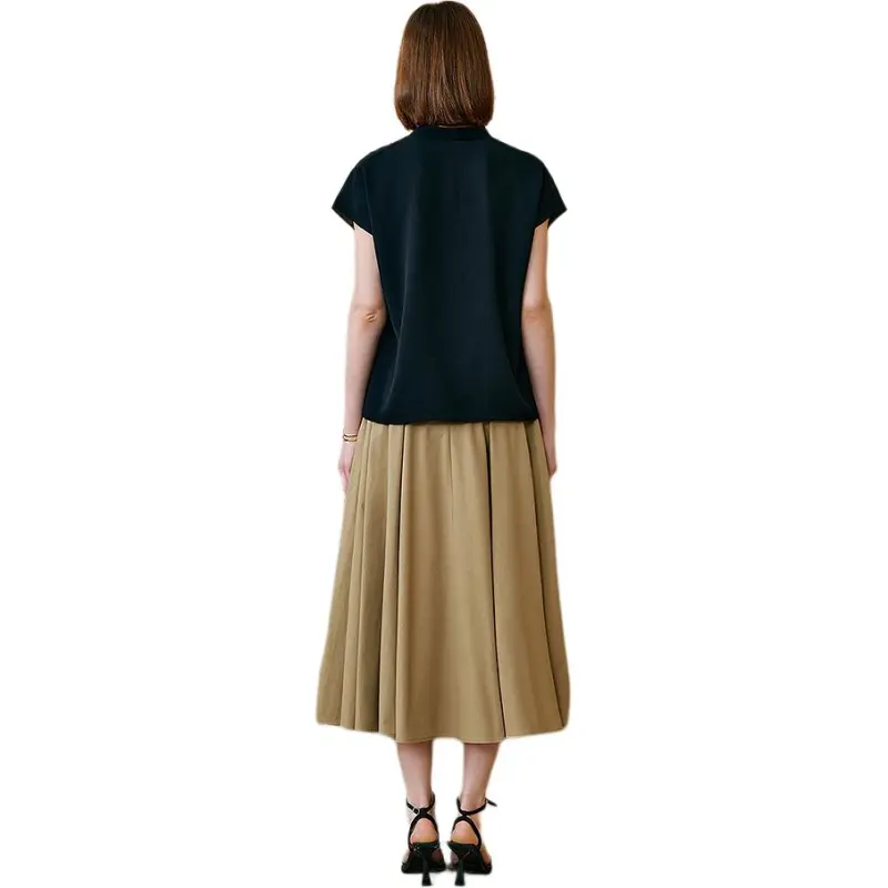 INSUN Shirts Women's Black-1