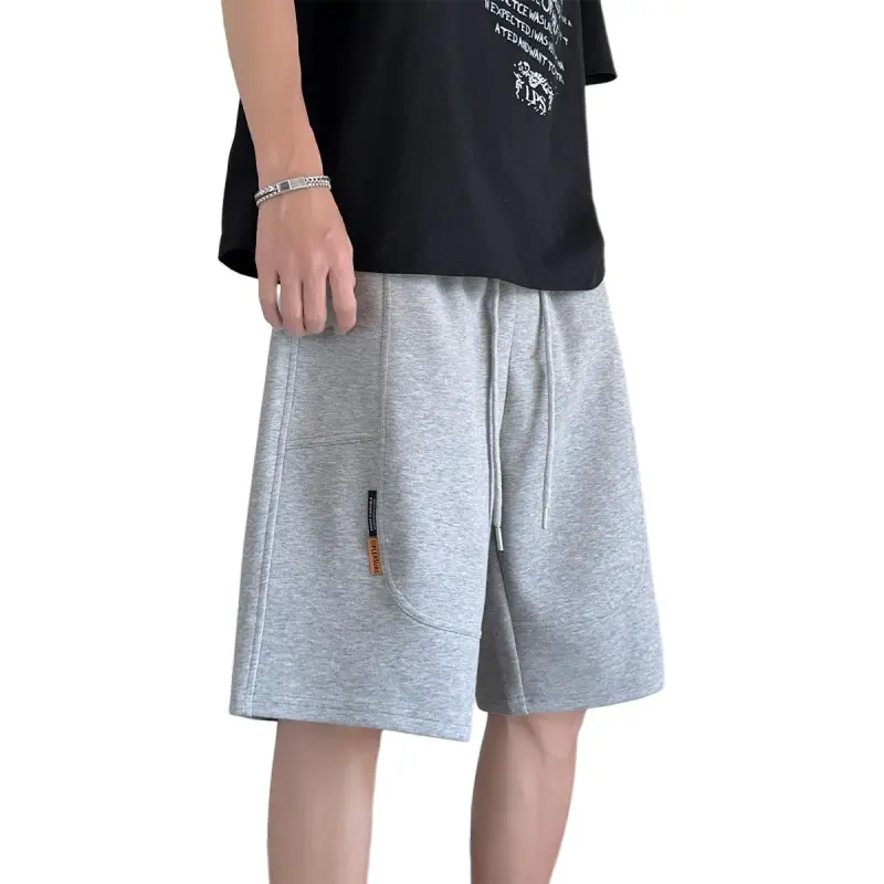 Tonlion Casual Shorts Men's Light Heather Gray-2