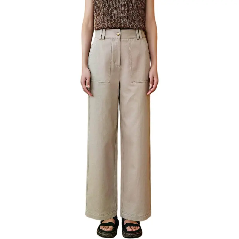 INSUN Cargo Pants Women's Light Khaki-1