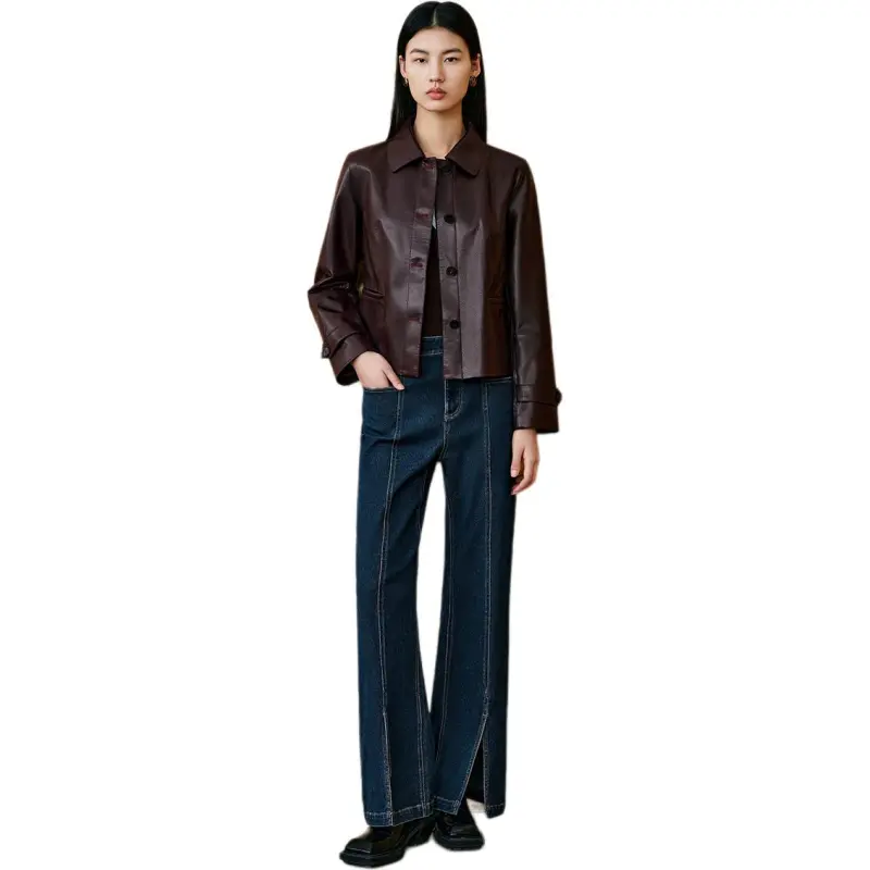 INSUN Leather Jackets Women's-4