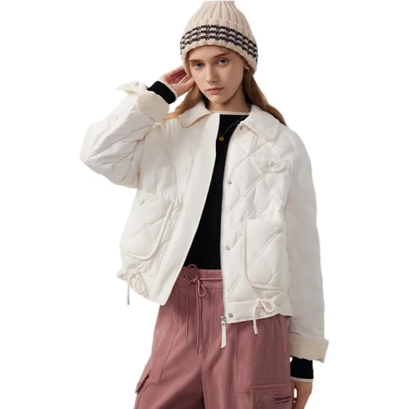 Teenie Weenie Puffer Jacket Women's Ivory-1