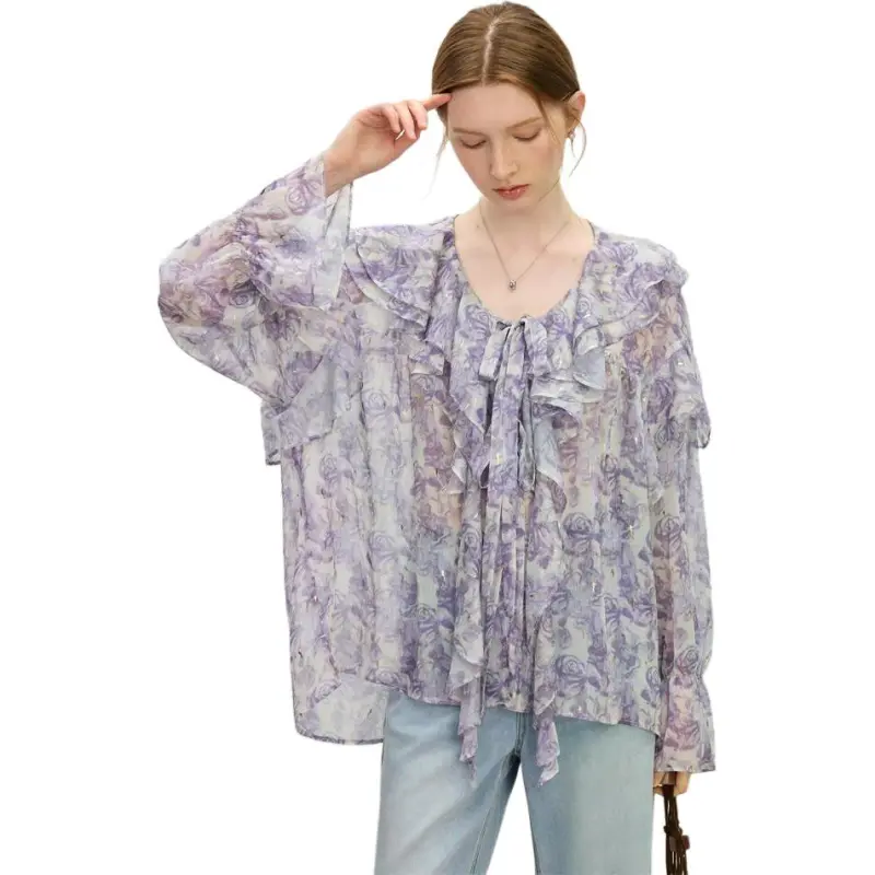 FANSILANEN Shirts Women's Purple-1