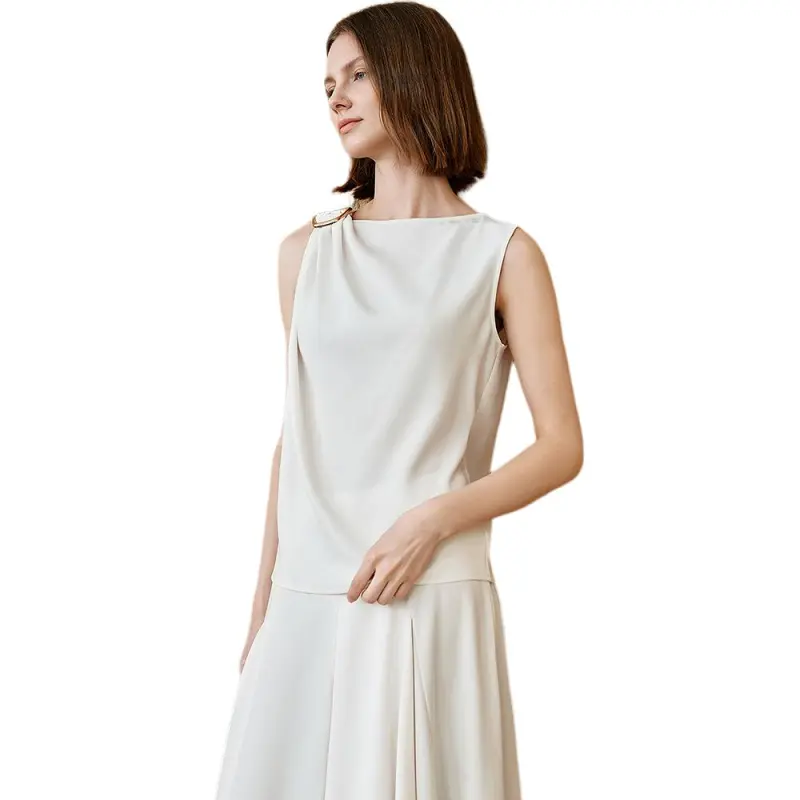 INSUN Shirts Women's White-6