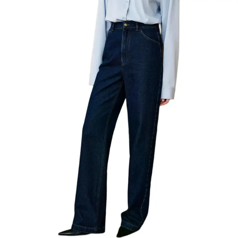 INSUN Jeans Women's Navy Blue-3