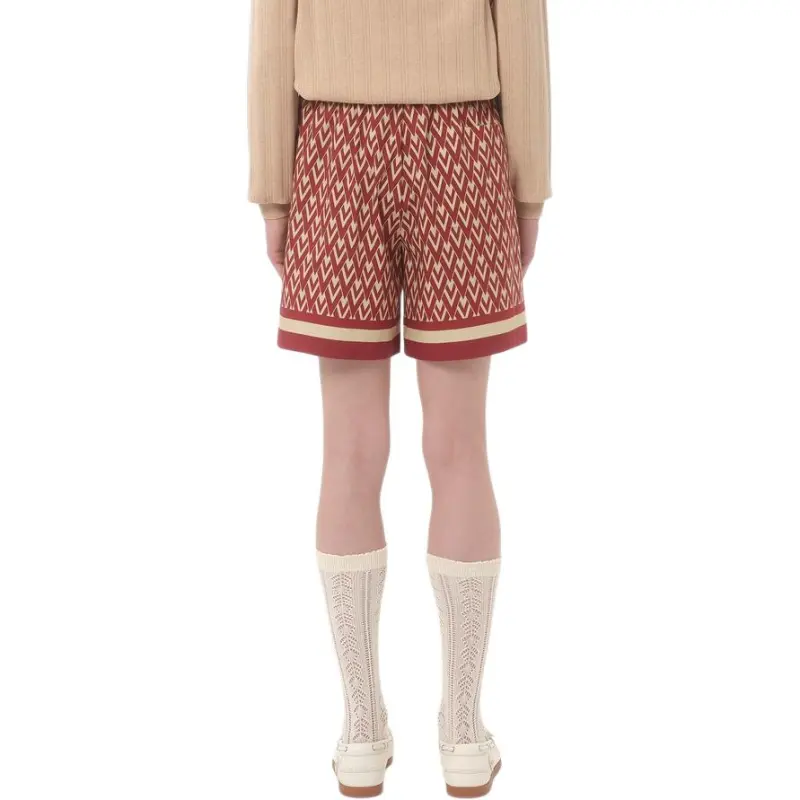 Valentino SS25 Casual Shorts Men's Red-2