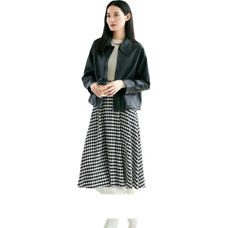 INSUN Leather Jackets Women's-1