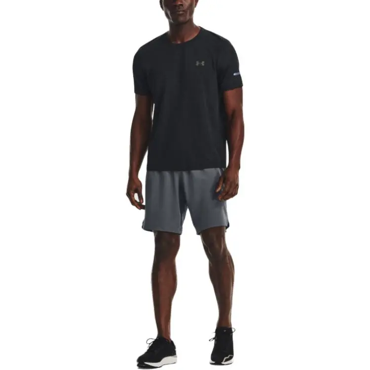 Under Armour Sports Shorts Men Peach Gray-2