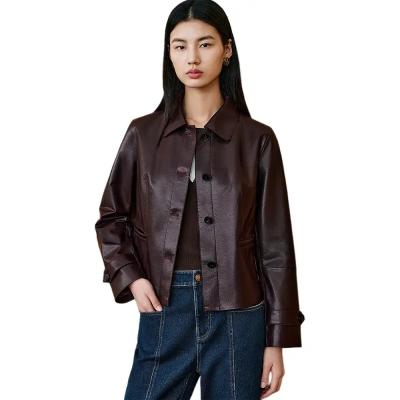 INSUN Leather Jackets Women's-6