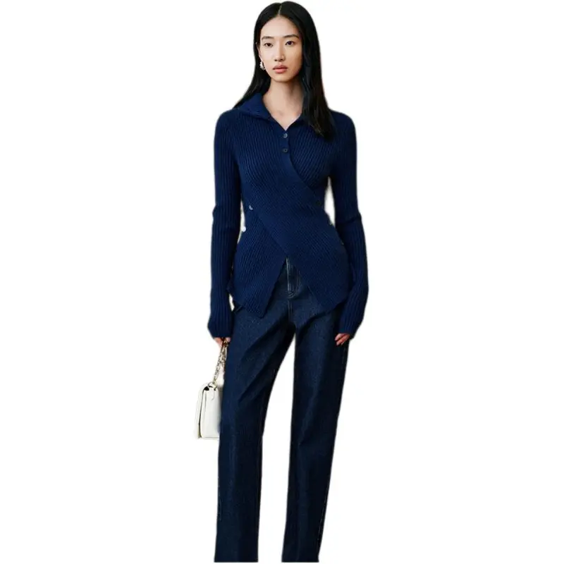 INSUN Knitwear Women's Marine Blue-2