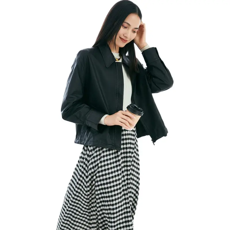 INSUN Leather Jackets Women's-2