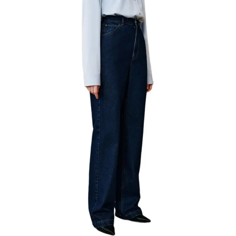 INSUN Jeans Women's Navy Blue-4