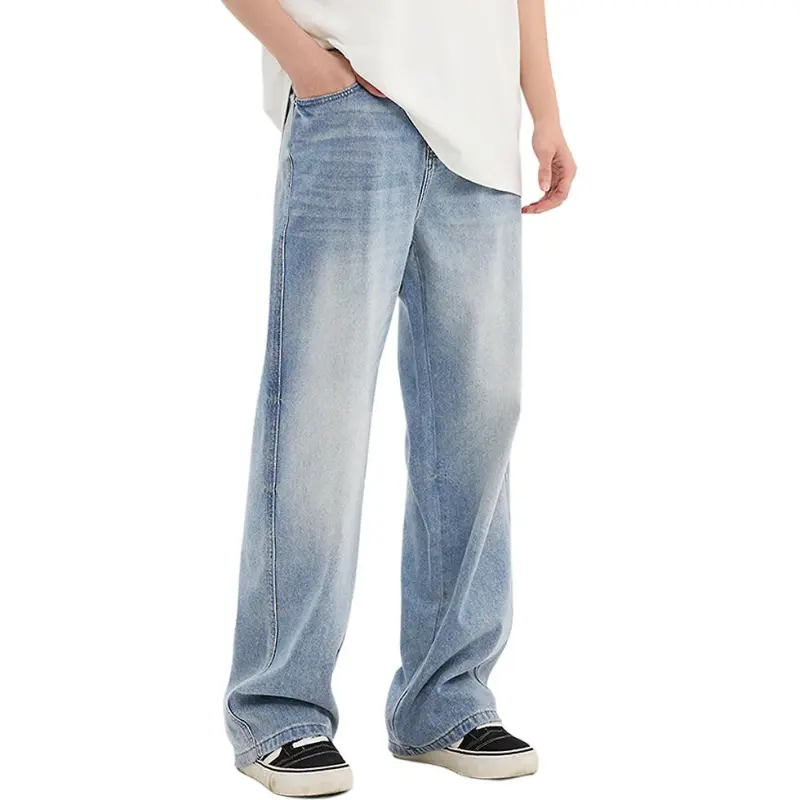 Three blessings Jeans Men Light Blue-2