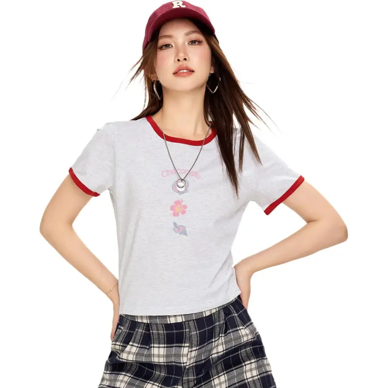  CHOCOOLATE T Shirt Women's Gray-4