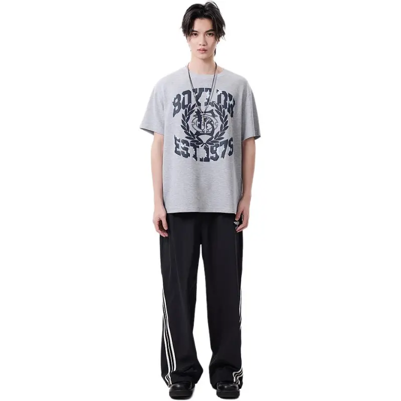 Boy London T Shirts Unisex Gray-4