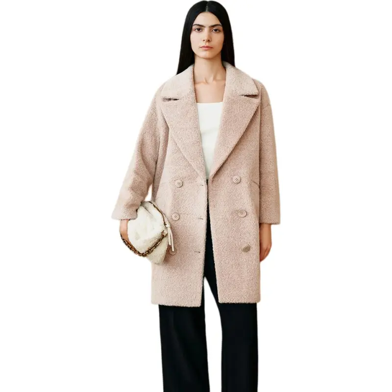 INSUN Coats Women's Light Camel-2