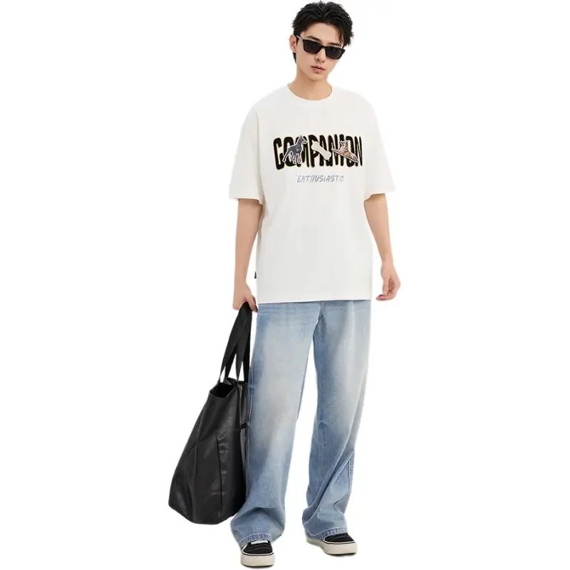 Three blessings Jeans Men Light Blue-3