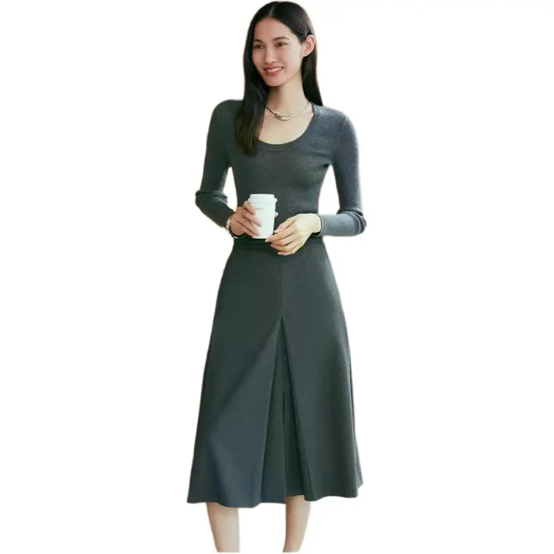 INSUN Long Sleeved Dress Women's-1