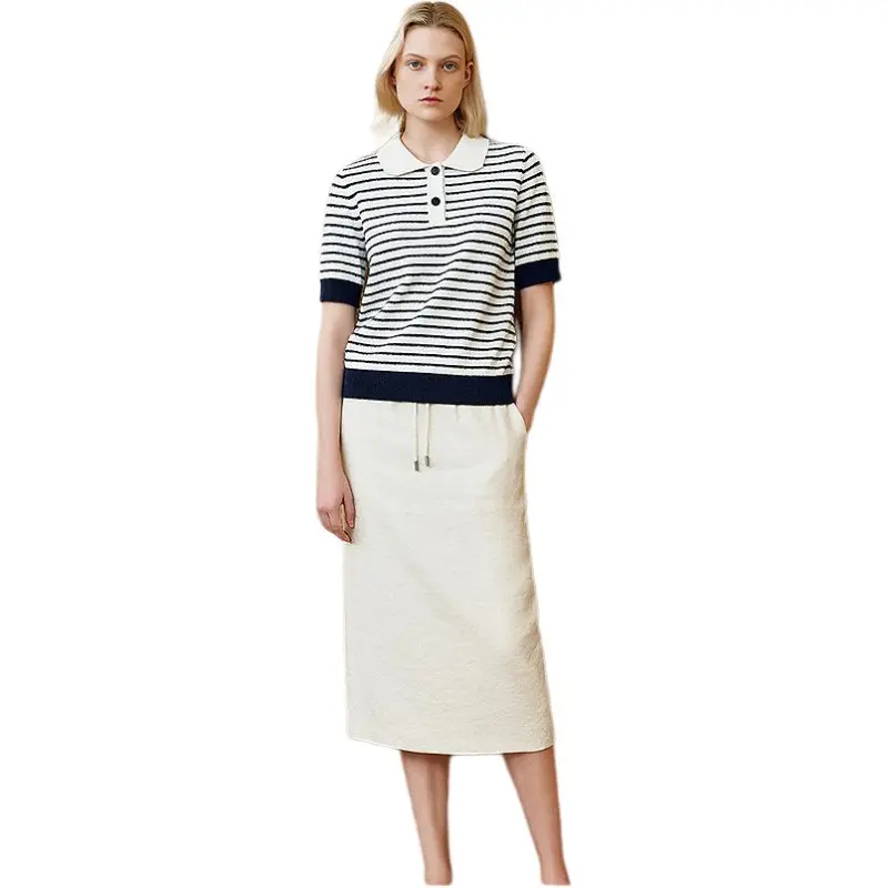 INSUN Casual Long Skirt Women's-2