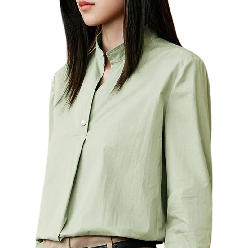 INSUN Shirts Women's Grass Green-5