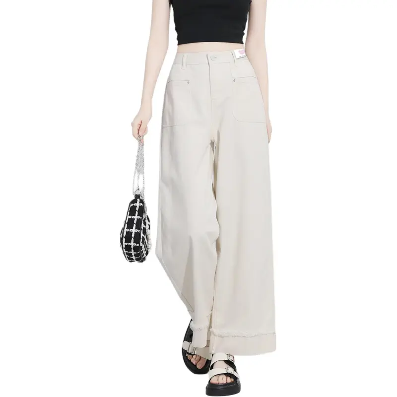 CCAABB Casual Pants Women's IVX/Apricot-1